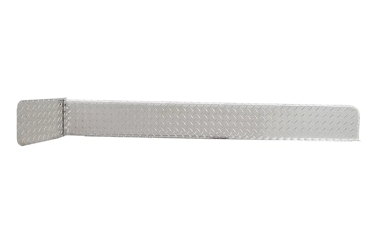 DZ1040 – DEE ZEE Running Board, Powder Coated Silver Brite Tread Aluminum Unlighted Full Length - view 2